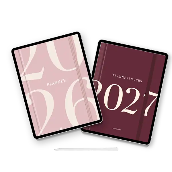 Mockup Planner Digital 2026 + 2027 PlannerLovers