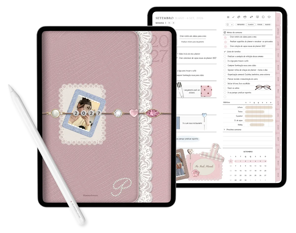 Mockup Planner Digital 2026 + 2027 PlannerLovers